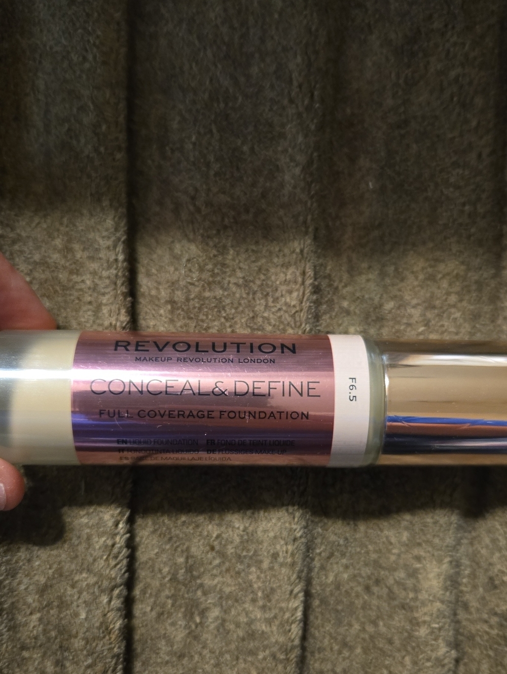 3/$10 Bundle Deals Revolution Conceal & Define Full Coverage Foundation - (F6.5)